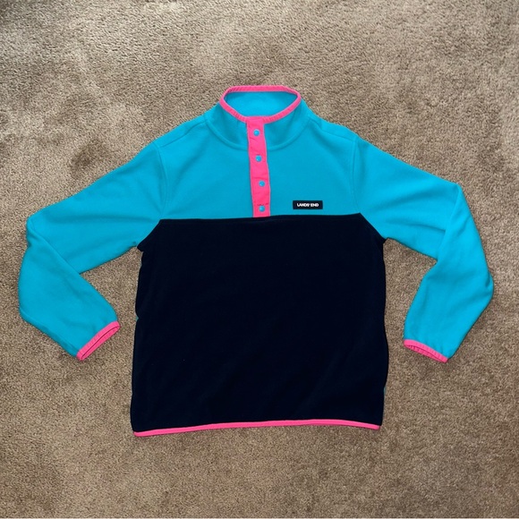 Two Lands End Fleece Sweaters - Picture 3 of 7